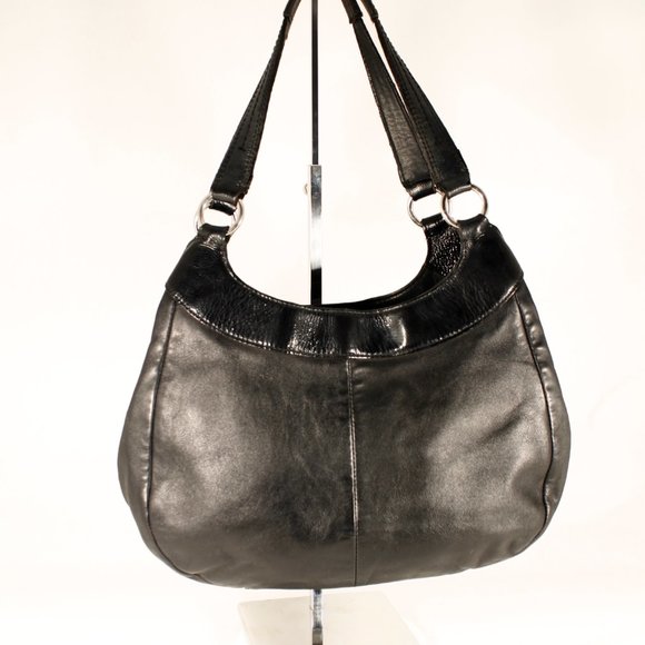 COACH Soho Leather Shoulder Bag Black Silver Hardware E1293-F19453 - Picture 4 of 9